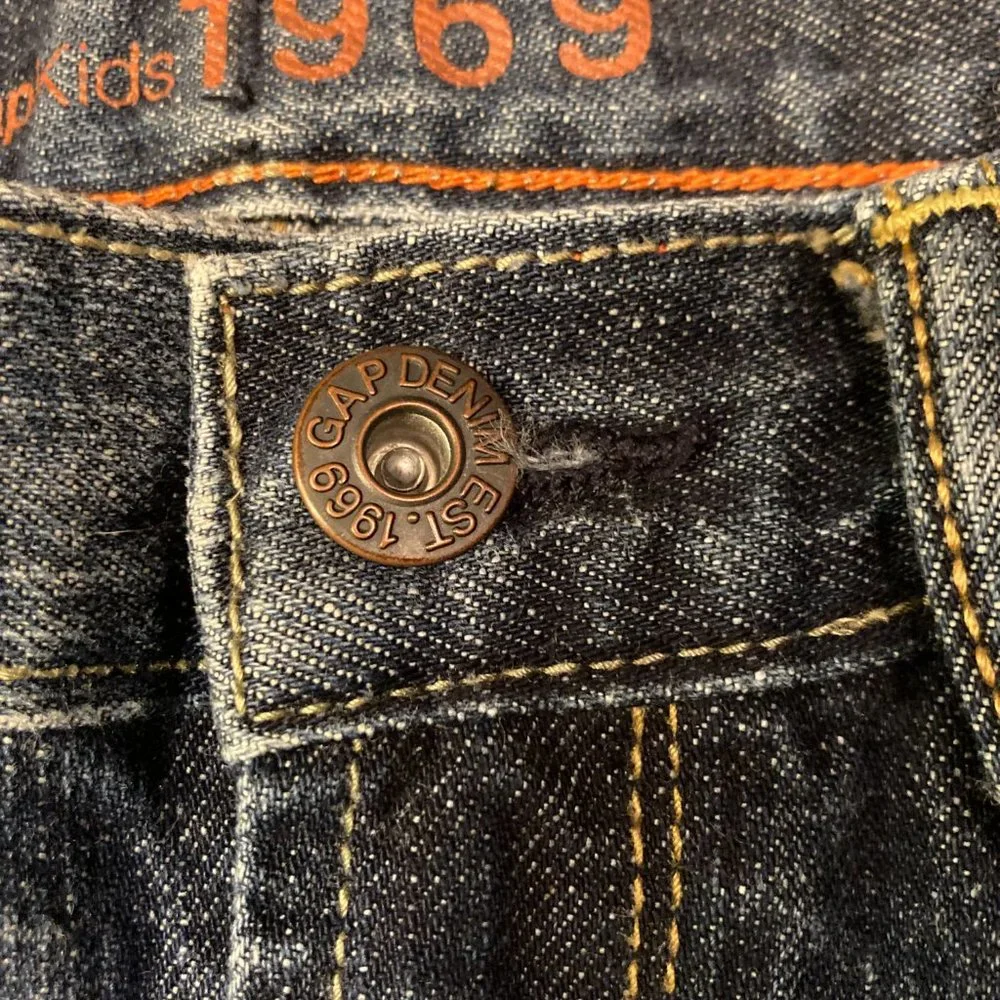 NWOT Boy GAP Kids 1969 Original Denim Jeans Size 18R (#5)